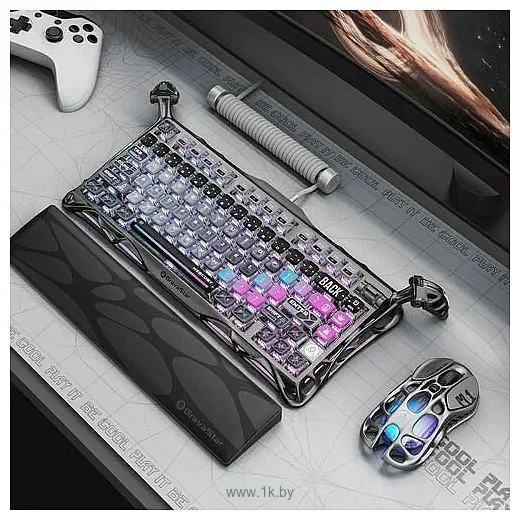 Фотографии Gravastar Mercury K1 Pro Special Edition Cyberpunk GravaStar x Kailh Speedy Mint