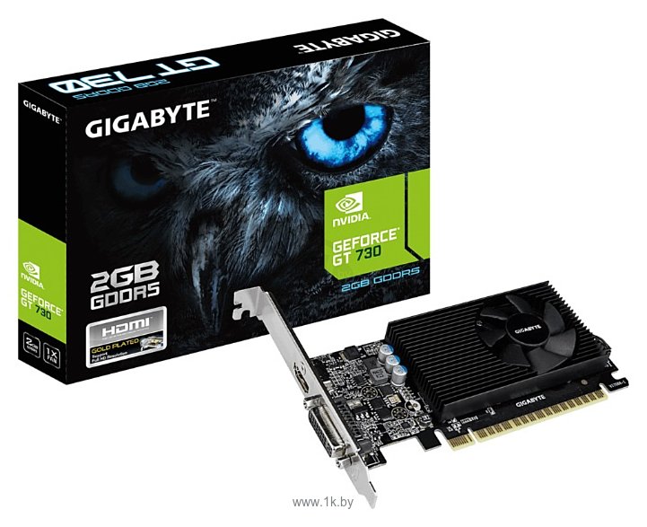 Фотографии GIGABYTE GeForce GT 730 2048Mb Low Profile (GV-N730D5-2GL)