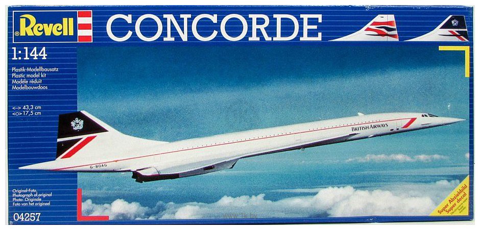 Фотографии Revell 04257 Самолет Concorde British Airways