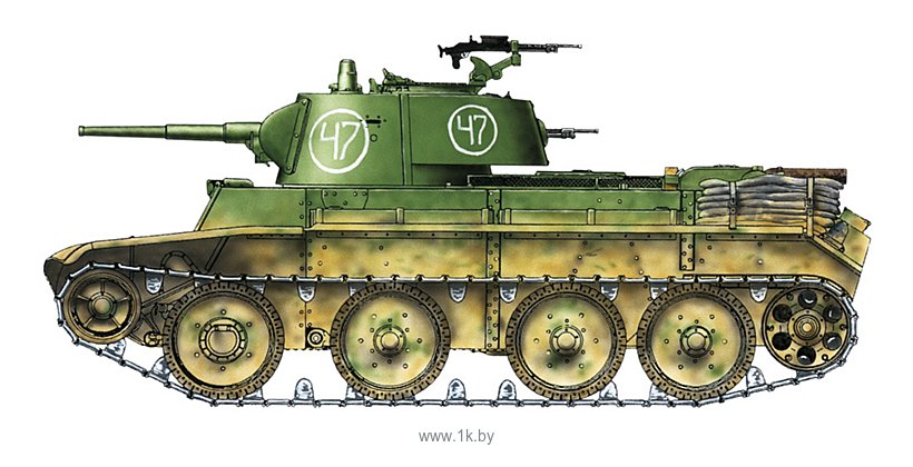 Фотографии ARK models AK 35027 Советский лёгкий танк БТ-7М