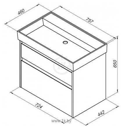 Фотографии Aquanet Nova Lite 75 00249515 (дуб рустикальный)