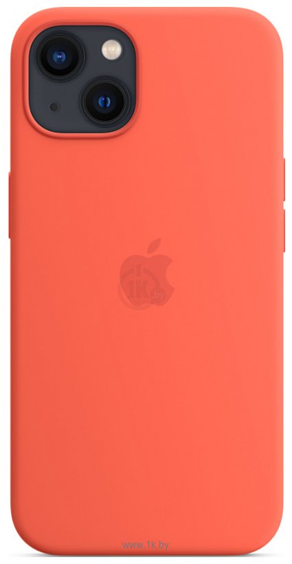 Фотографии Apple MagSafe Silicone Case для iPhone 13 (спелый нектарин)