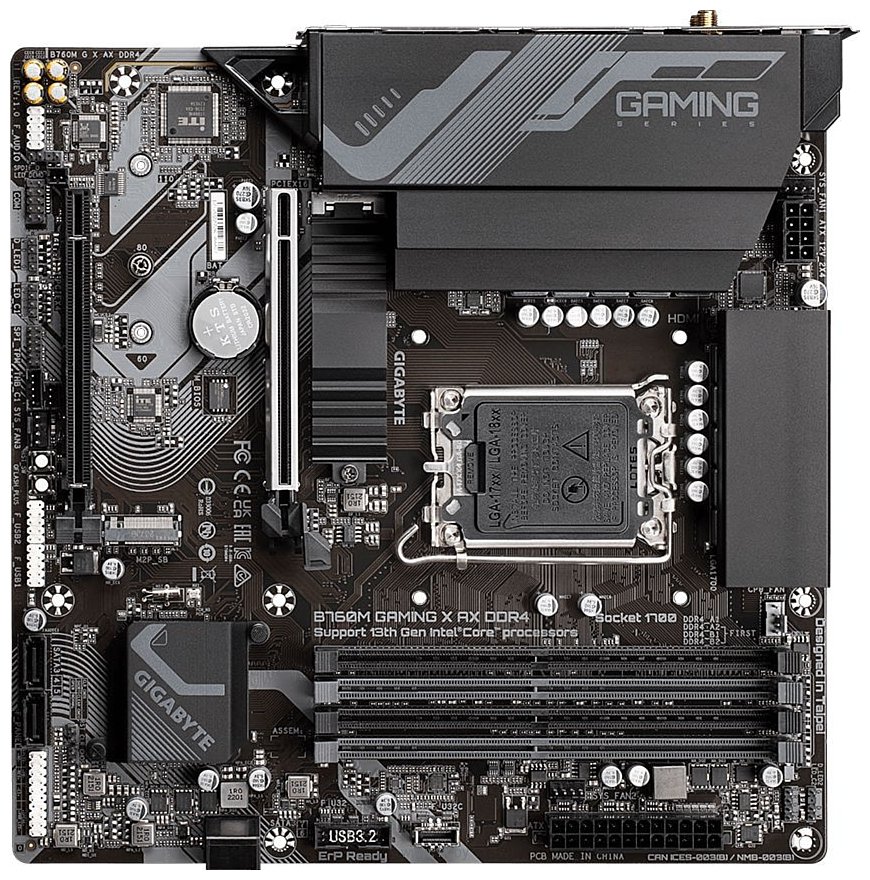 Фотографии GIGABYTE B760M GAMING X AX DDR4 (rev. 1.x)