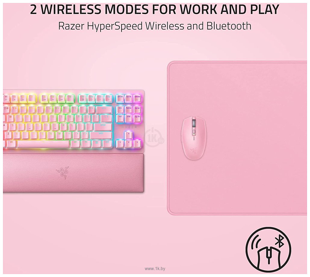 Фотографии Razer Orochi V2 Quartz Pink