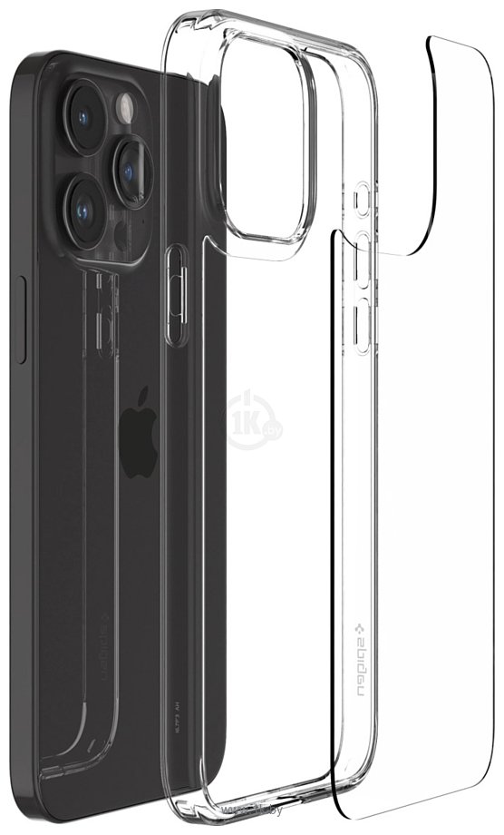 Фотографии Spigen Air Skin Hybrid для iPhone 15 Pro Max ACS06554 (прозрачный)