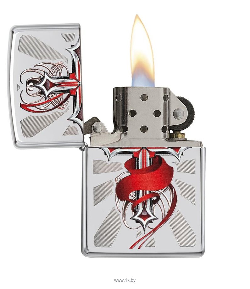 Фотографии Zippo Cross with Wings (28526-000003)