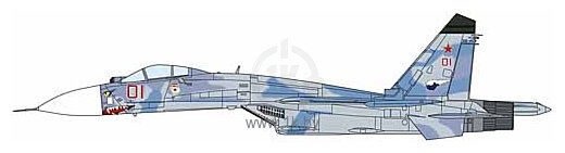 Фотографии Hasegawa Многоцелевой истребитель Su-27 Flanker Shark Teeth