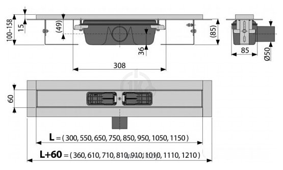 Фотографии Alcaplast APZ1-950