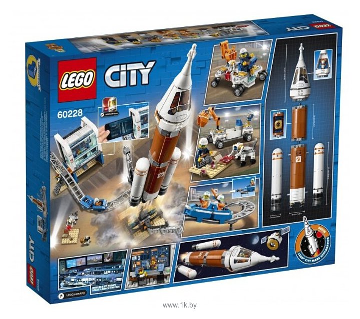 Фотографии LEGO City 60228 Ракета для запуска в далекий космос и пульт управления запуском