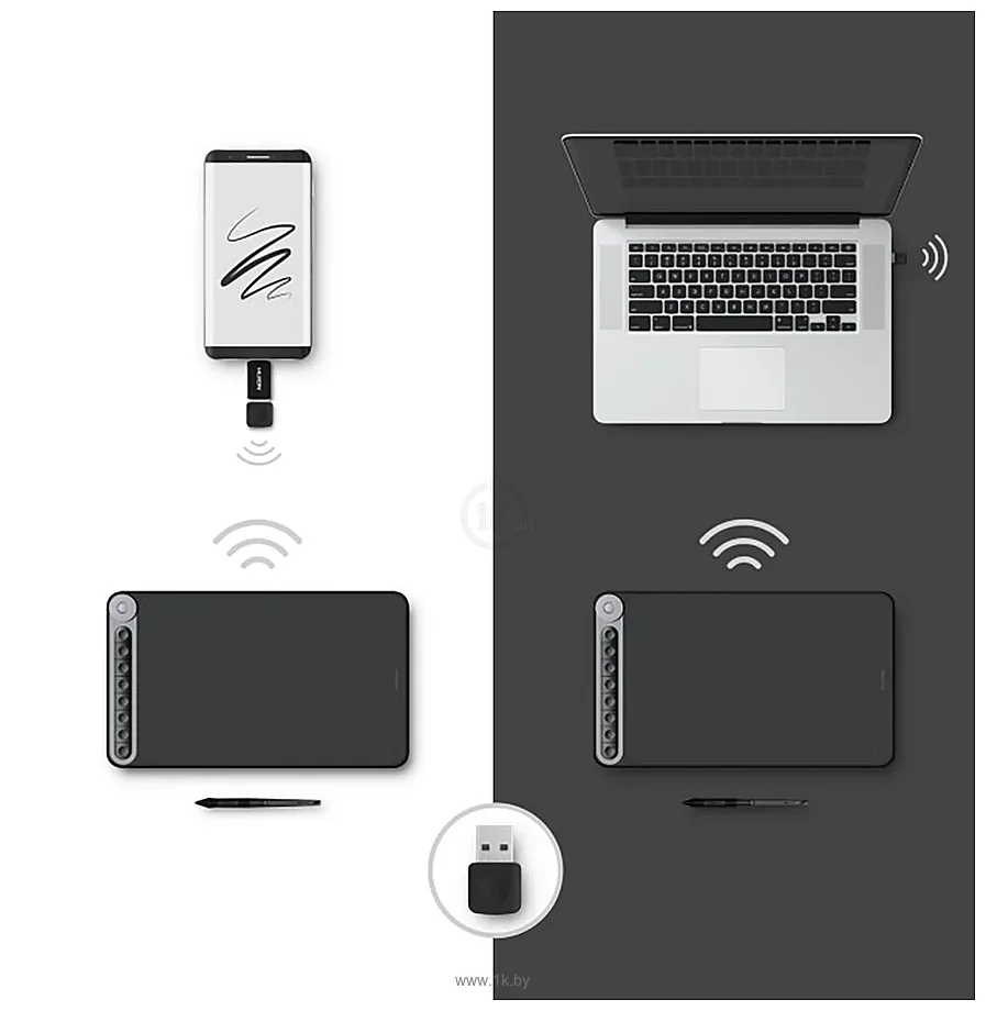 Фотографии Huion Inspiroy Dial Q620M Фотографии Huion Inspiroy Dial Q620M