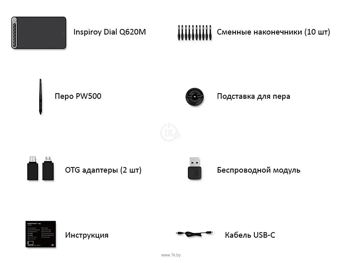 Фотографии Huion Inspiroy Dial Q620M Фотографии Huion Inspiroy Dial Q620M
