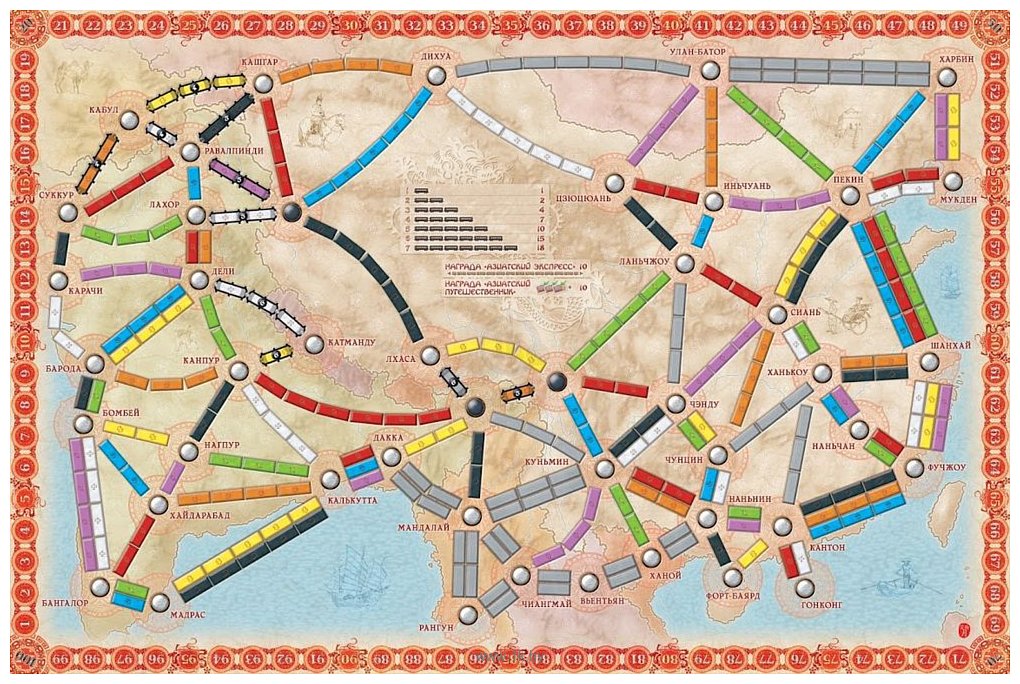 Фотографии Мир Хобби Ticket to Ride Азия