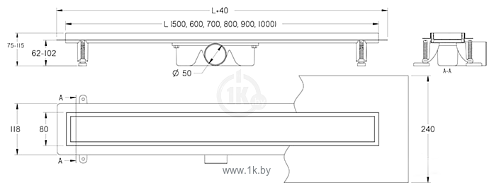 Фотографии Daveti Quadro Metal 70