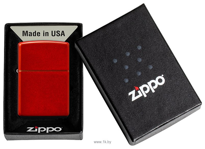 Фотографии Zippo Classic Metallic Red 49475