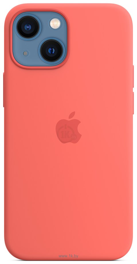 Фотографии Apple MagSafe Silicone Case для iPhone 13 mini (розовый помело)