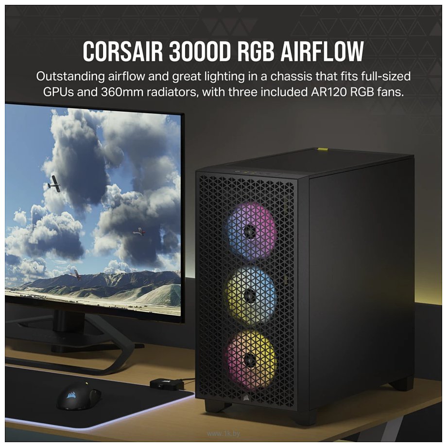 Фотографии Corsair 3000D RGB Airflow CC-9011255-WW