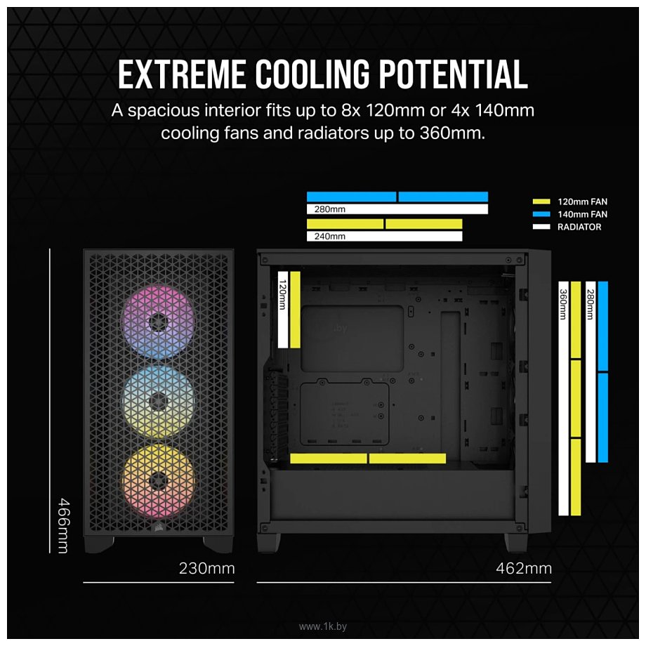 Фотографии Corsair 3000D RGB Airflow CC-9011255-WW