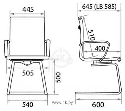 Фотографии Белс Verner CF/LB Chrome PU 445398-10/PU01 (экокожа черный)