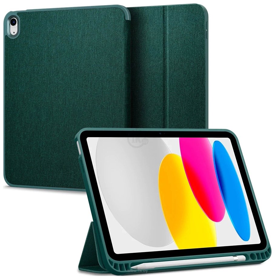 Фотографии Spigen Urban Fit для iPad 10.9 (2022) (зеленый)