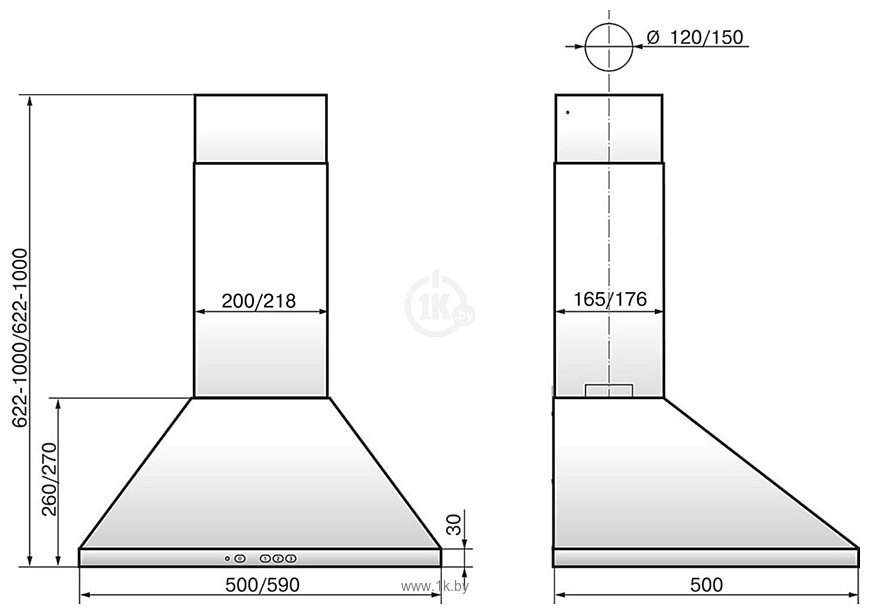 Фотографии Elikor Вента 60П-650-К3Д (белый)