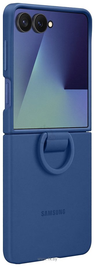 Фотографии Samsung Ring Case для Samsung Galaxy Z Flip7 (синий) Фотографии Samsung Ring Case для Samsung Galaxy Z Flip7 (синий)