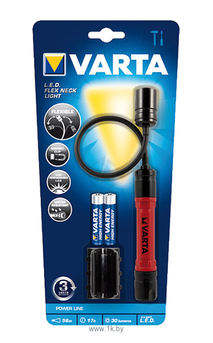 Фотографии Varta LED Flex Neck Light 2AAA