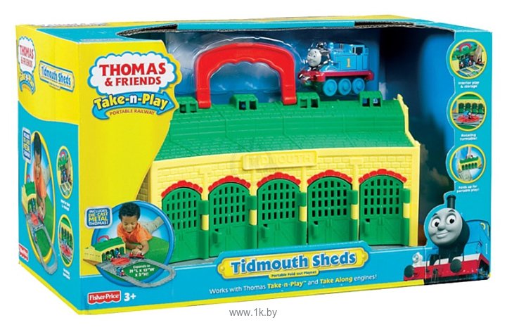 Фотографии Thomas & Friends Набор "Склад в Тидмуте" серия Take-n-Play R9113