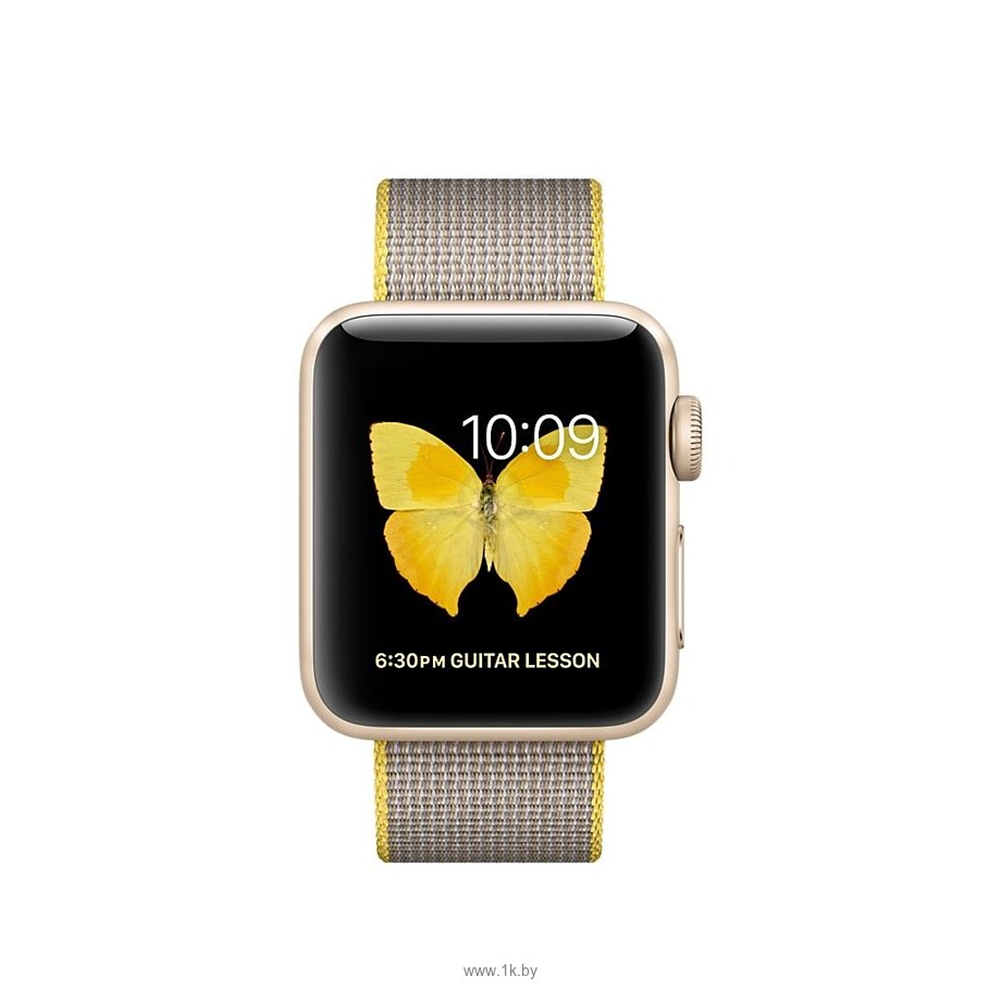Фотографии Apple Watch Series 2 38mm Gold with Woven Nylon (MNP32)