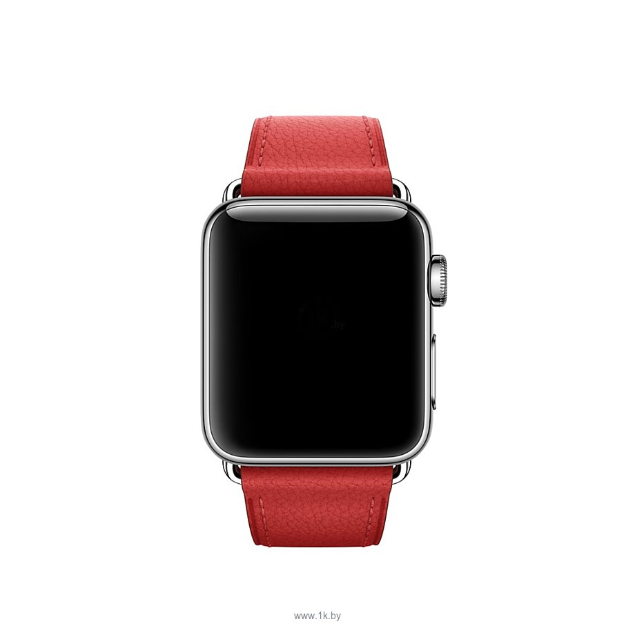 Фотографии Apple с классической пряжкой 38 мм (красный) (MPWE2)