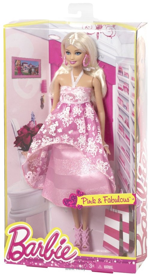 Фотографии Barbie Pink & Fabulous Flower Gown (BFW17)