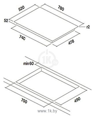 Фотографии Falmec Piano Induzione Plus 38x52