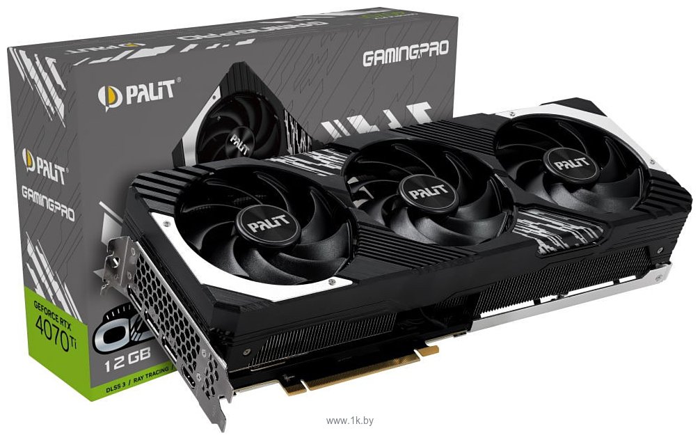 Фотографии Palit GeForce RTX 4070 Ti GamingPro OC 12GB (NED407TT19K9-1043A)