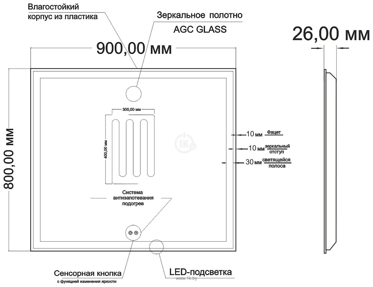 Фотографии Mixline  Минио-2 547053 (с подсветкой)