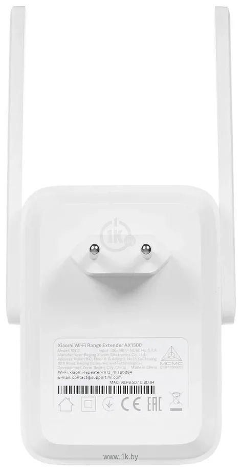 Фотографии Xiaomi Mi Wi-Fi Range Extender AX1500 RN12 (международная версия) Фотографии Xiaomi Mi Wi-Fi Range Extender AX1500 RN12 (международная версия)