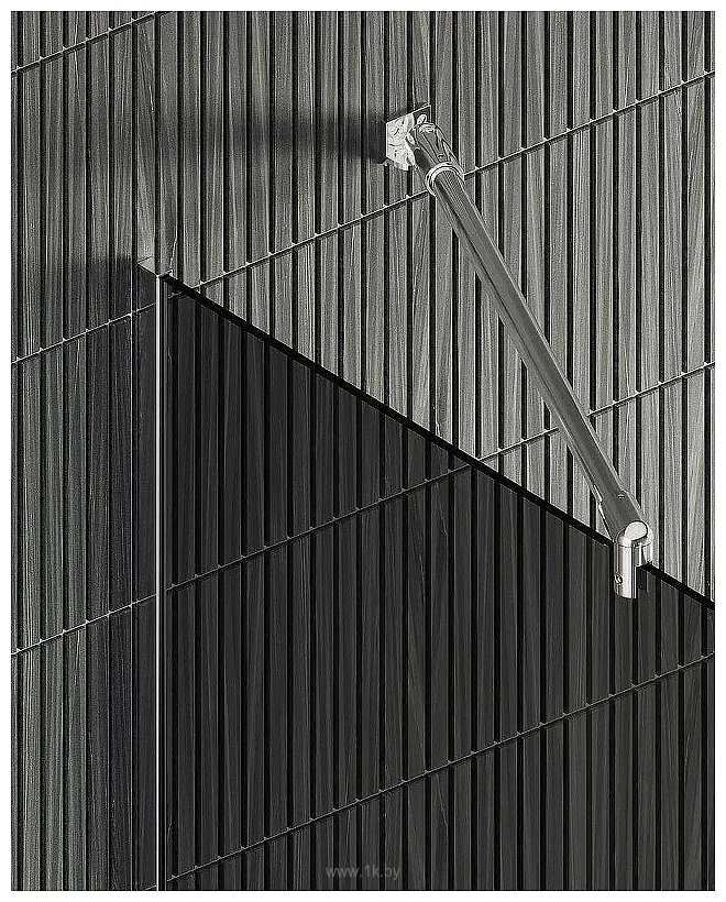 Фотографии MaybahGlass 99x195 MGD-1355-5у (графитовое стекло/хром матовый)