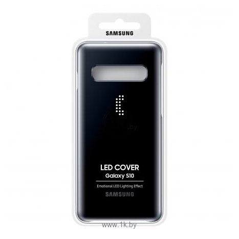 Фотографии Samsung LED Cover для Samsung Galaxy S10 (черный)