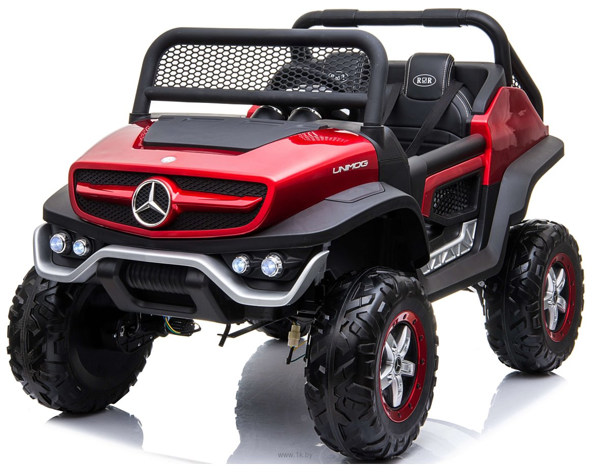 Фотографии RiverToys Mercedes-Benz Unimog Concept P555BP 4WD (вишневый)