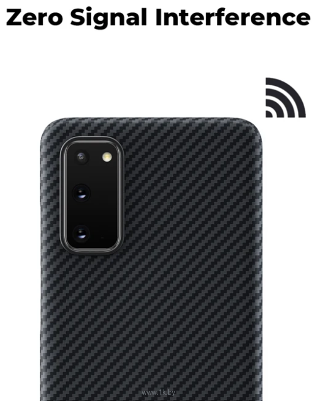 Фотографии Pitaka Air Case для Samsung Galaxy S20 (черный)