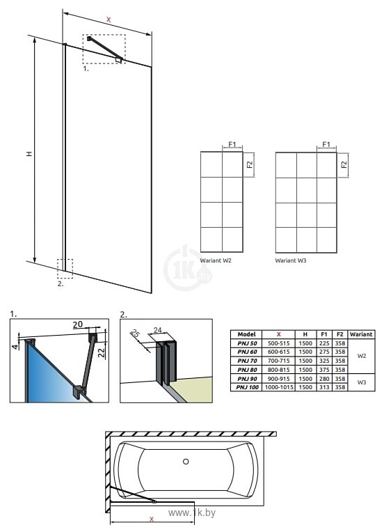 Фотографии Radaway Idea Black PNJ Factory 100