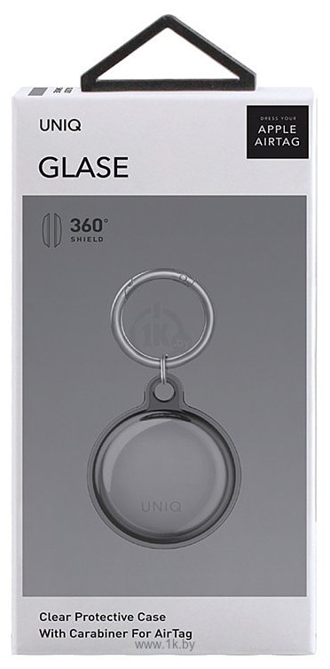 Фотографии Uniq Glase Clear для AirTag AIRTAG-GLSSMK (серый)