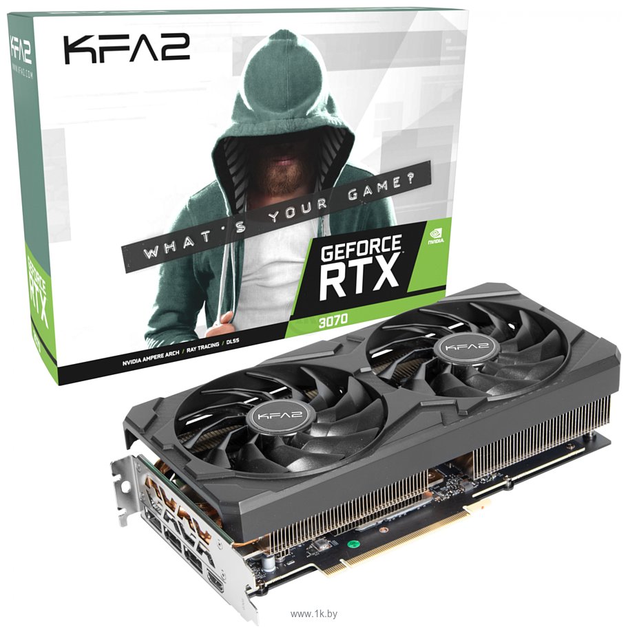 Фотографии KFA2 GeForce RTX 3070 Core LHR 8GB (37NSL6MD2KCK)