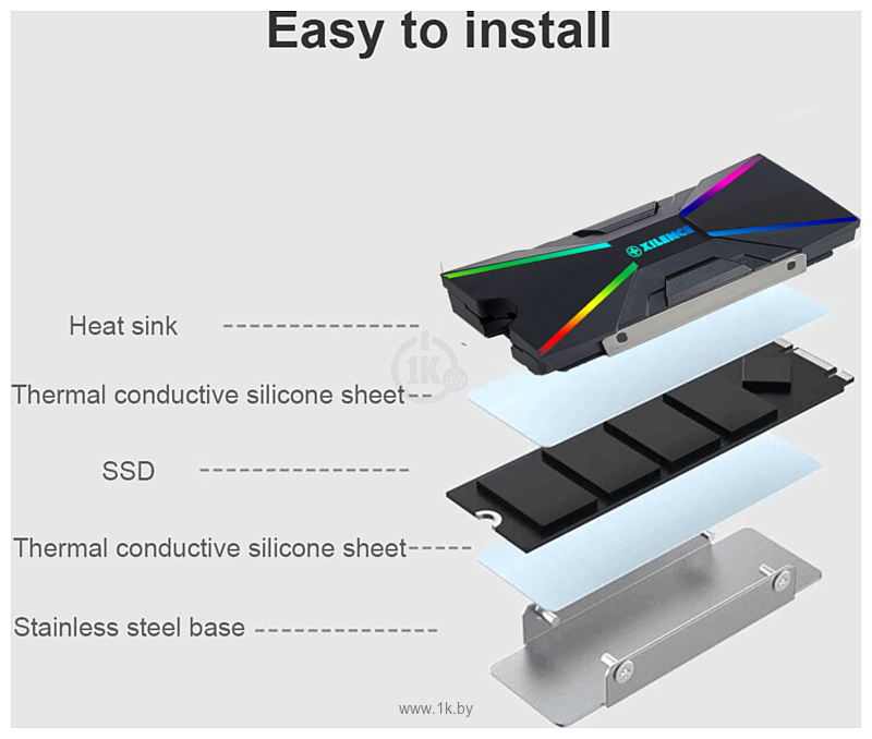 Фотографии Xilence XC401 M2SSD.B.ARGB