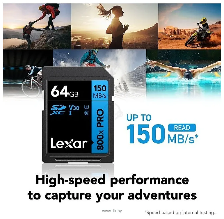 Фотографии Lexar High-Performance 800x Pro SDXC LSD0800P064G-BNNNG 64GB Фотографии Lexar High-Performance 800x Pro SDXC LSD0800P064G-BNNNG 64GB