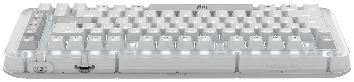 Фотографии Logitech Alto Keys K75M 920-013300 white/gray, с гравировкой
