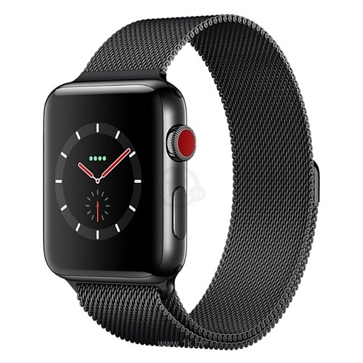 Фотографии Apple Watch Series 3 Cellular 42mm Stainless Steel Case with Milanese Loop