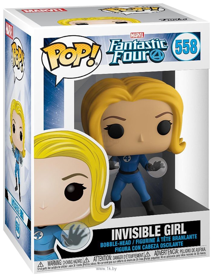 Фотографии Funko POP! Bobble: Marvel: Fantastic Four: Invisible Girl 44986