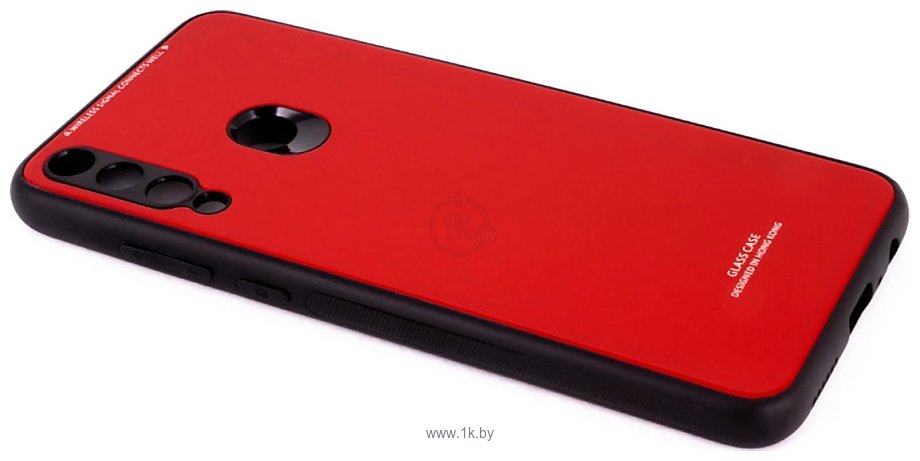 Фотографии Case Glassy для Huawei Y6p (красный)