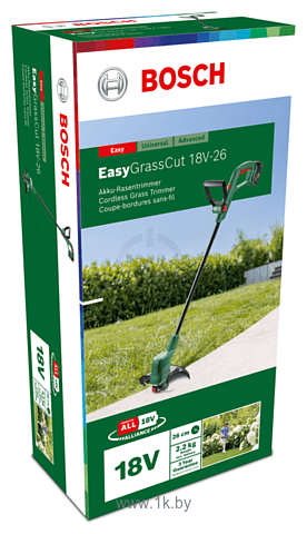 Фотографии Bosch Easy GrassCut 18V-26 06008C1C03 (с 1-им АКБ)