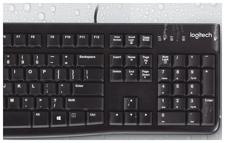 Фотографии Logitech K120 нет кириллицы