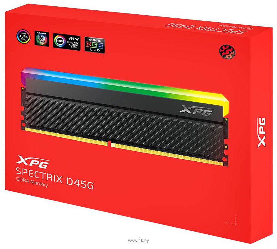 Фотографии ADATA XPG Spectrix D45G RGB AX4U360032G18IDCBKD45G